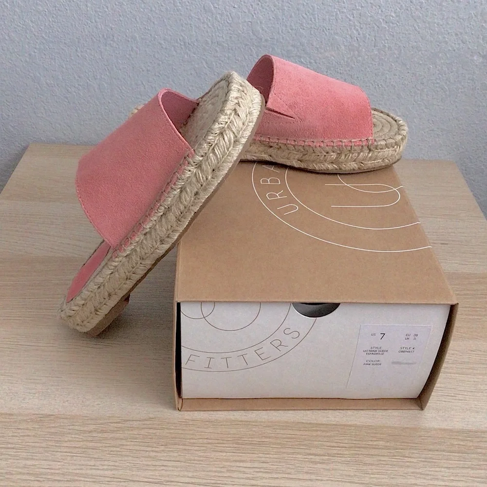UO Suede Espadrille Sandals